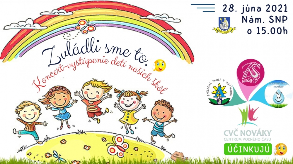 FOTO: Zvládli sme to! Koncert - vystúpenia detí našich škôl.
