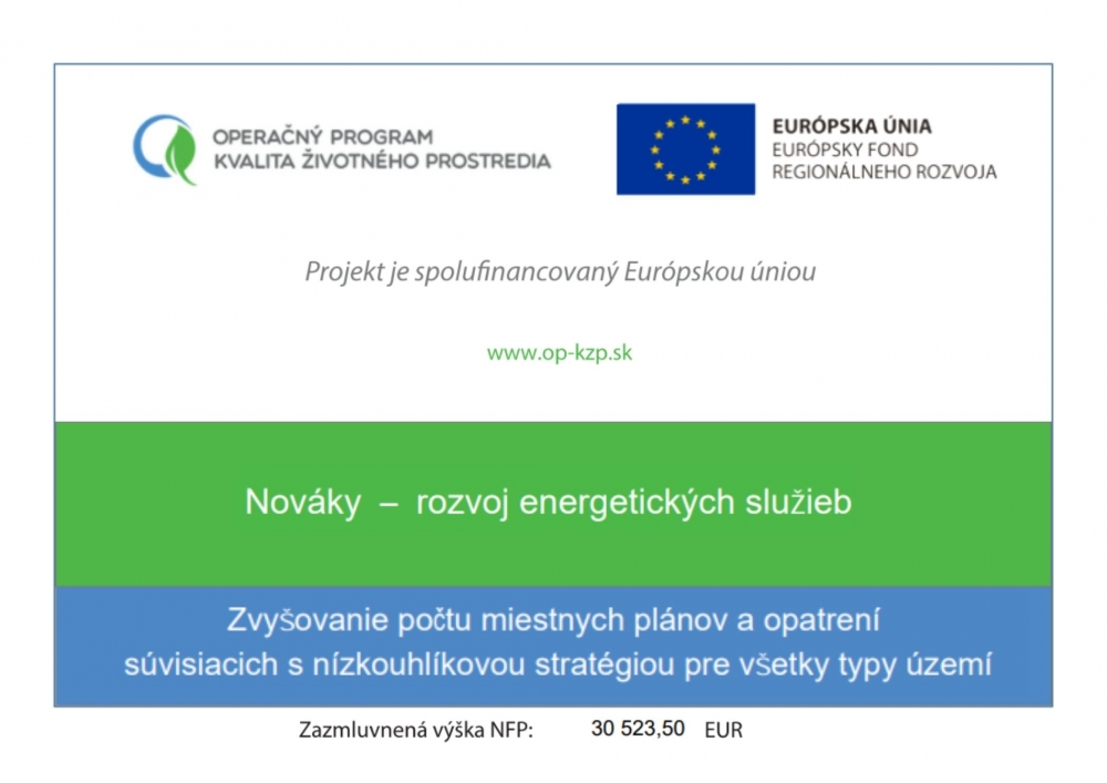 FOTO: Nováky – rozvoj energetických služieb