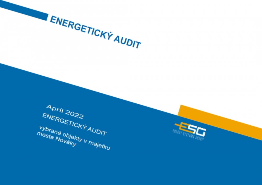 FOTO: Energetický audit - vybrané objekty v majetku mesta Nováky 2/2